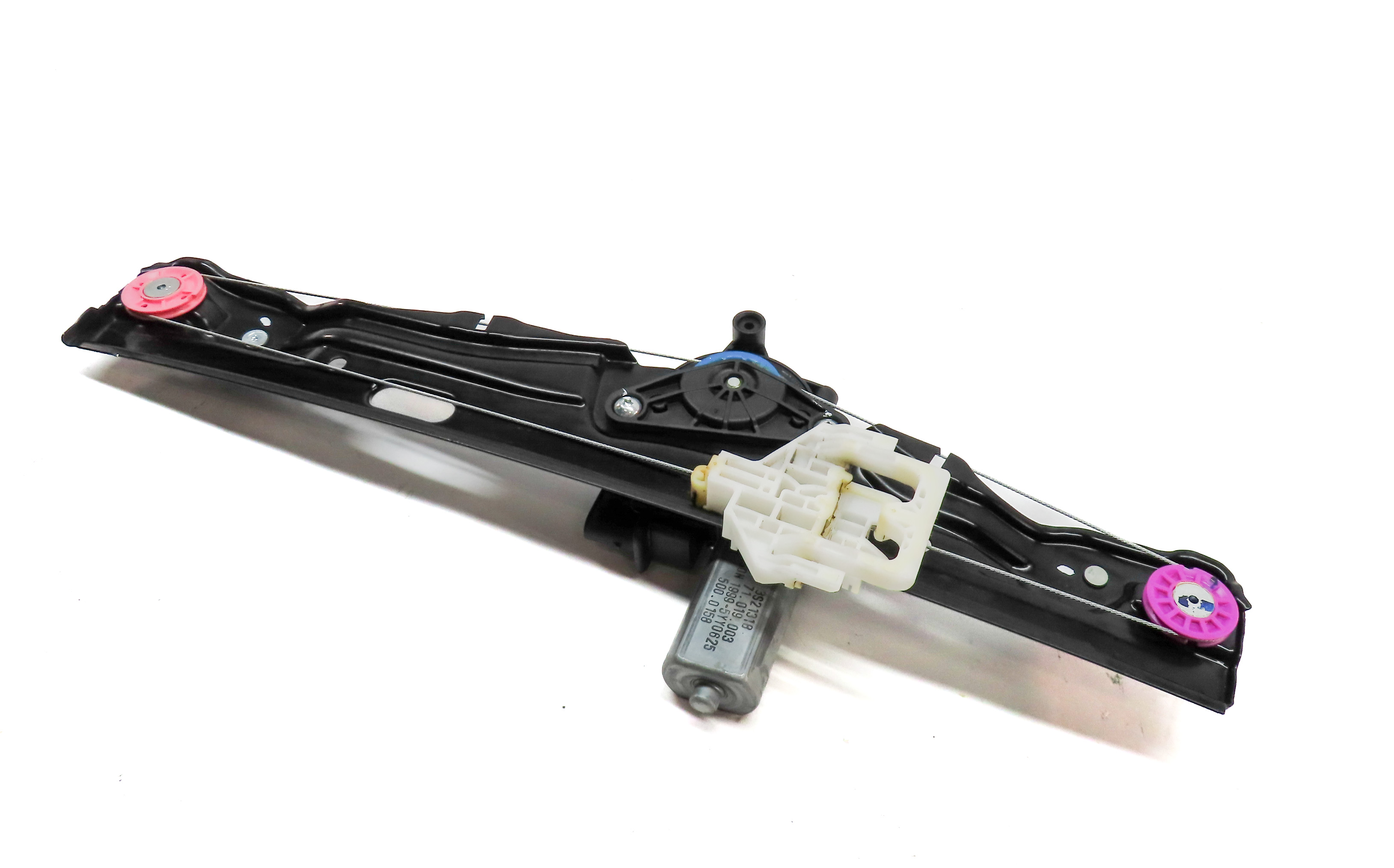 2016-2021 BMW X1 (F48) LEFT REAR DOOR WINDOW REGULATOR w/ MOTOR — exact item pictured